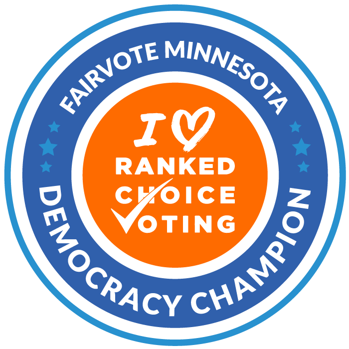 2026 Ranked Choice Voting Democracy Champion Badge